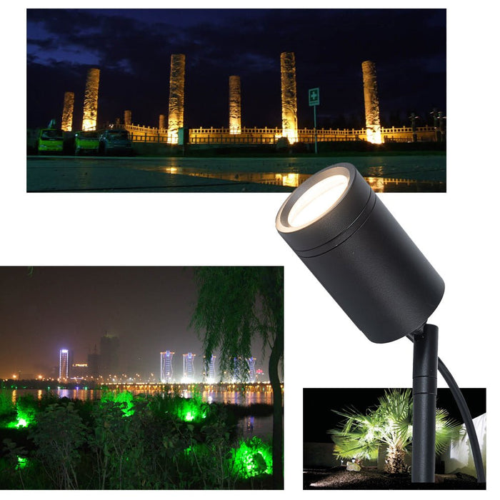 MIRODEMI® Round Outdoor Wharehouse Flood Spotlight image | luxury lighting | outdoor lamps | outdoor spotlights | round lamps