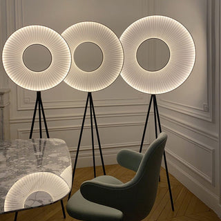 MIRODEMI® Creative LED Lamp with Fabric Pleats in a Minimalist Style for Living Room image | luxury furniture | led lamps