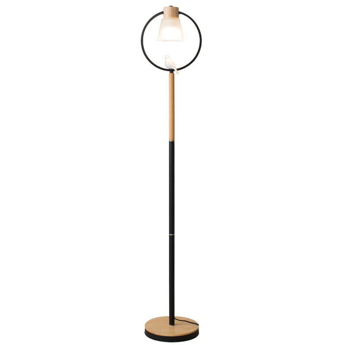 MIRODEMI® Luxury LED Wooden Floor Lamp for Ofiice, Foyer