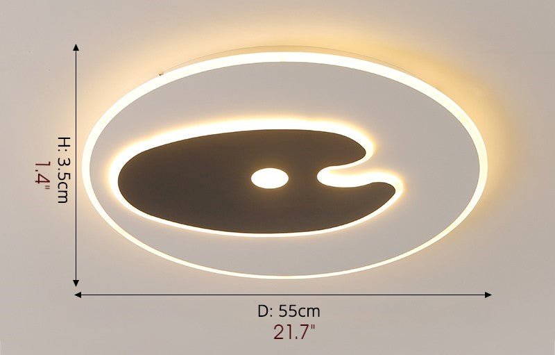 MIRODEMI® Creative Round LED Ceiling Light For Living Room, Dining Room image | luxury lighting | creative ceiling light