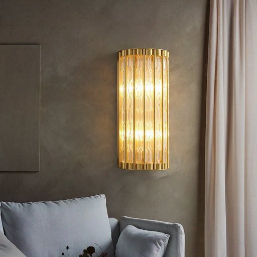 MIRODEMI® Luxury Golden Crystal Wall Lamp for Living Room, Bedroom image | luxury lighting | crystal wall lamps | home decor