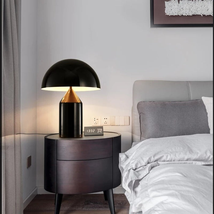 MIRODEMI® Gold/White/Black Modern LED Table Lamp for Living Room, Bedroom, Bedside