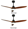 MIRODEMI® 52" Modern Solidwood LED Ceiling Fan with Remote Control image | luxury furniture | ceiling fans with lamp