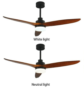 MIRODEMI® 52" Modern Solidwood LED Ceiling Fan with Remote Control image | luxury furniture | ceiling fans with lamp