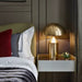 MIRODEMI® Gold/White/Black Modern LED Table Lamp for Living Room, Bedroom, Bedside Gold / Dia9.8*H13.8" / Warm Light 3000K
