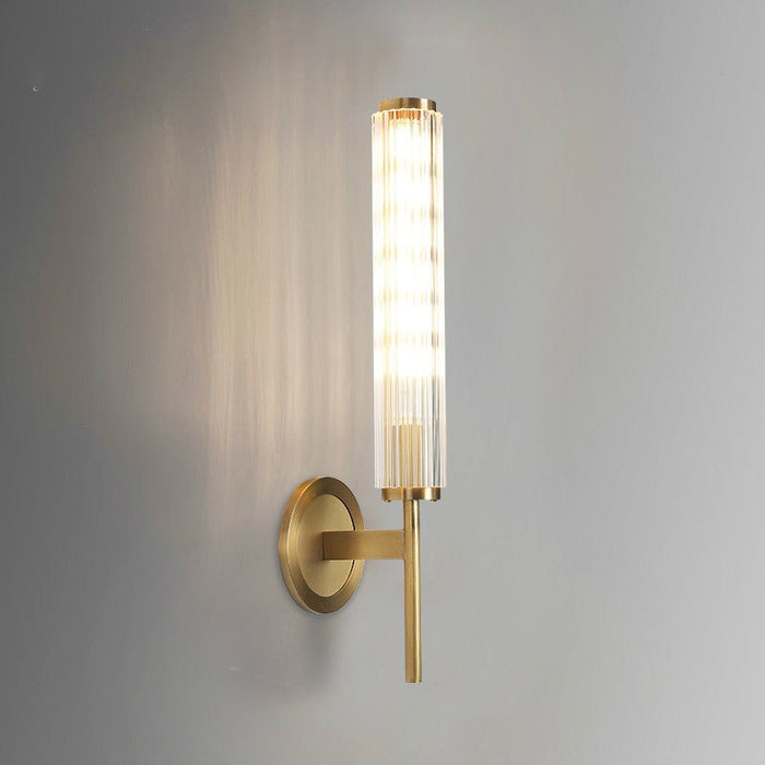 MIRODEMI® Luxury Glass Copper Wall Sconce for Bathroom, Living Room image | luxury lighting | glass wall lamps | luxury decor