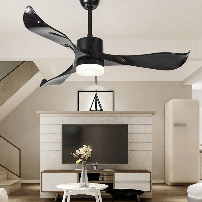 MIRODEMI® 52" Modern Ceiling Fan with Lamp and Remote Control