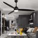 MIRODEMI® 60" Ceiling Fan with Lamp and Remote Control Made of Solid Wood image | luxury furniture | wooden ceiling fans