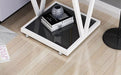 White/Gold/Black Small Modern Nordic Coffee Table For Bedside And Office
