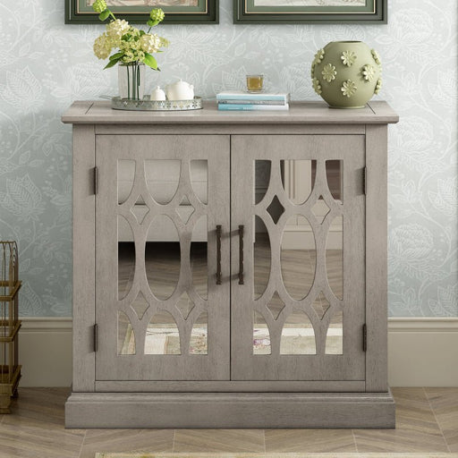 Wooden Storage Cabinet with a Mirror Door for Entryway, Living Room, Study image | luxury furniture | luxury cabinets