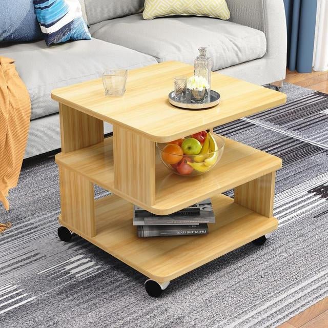 Modern Simplicity Coffee Table Made of Solid Wood with Multifunctional Storage image | luxury furniture | luxury coffee table
