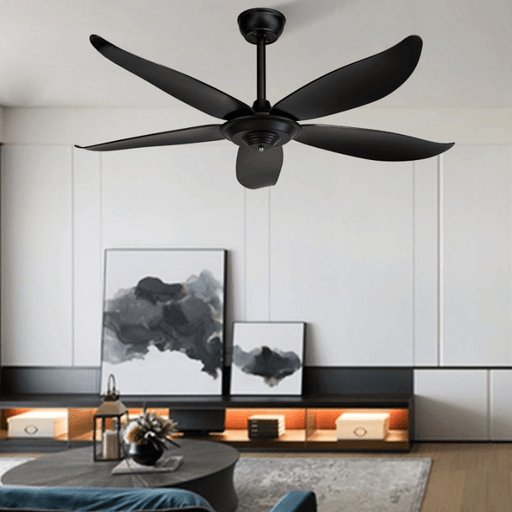 MIRODEMI® 52" Modern Solid Wood Ceiling Fan with Led Light and Remote Control image | luxury furniture | LED ceiling fans