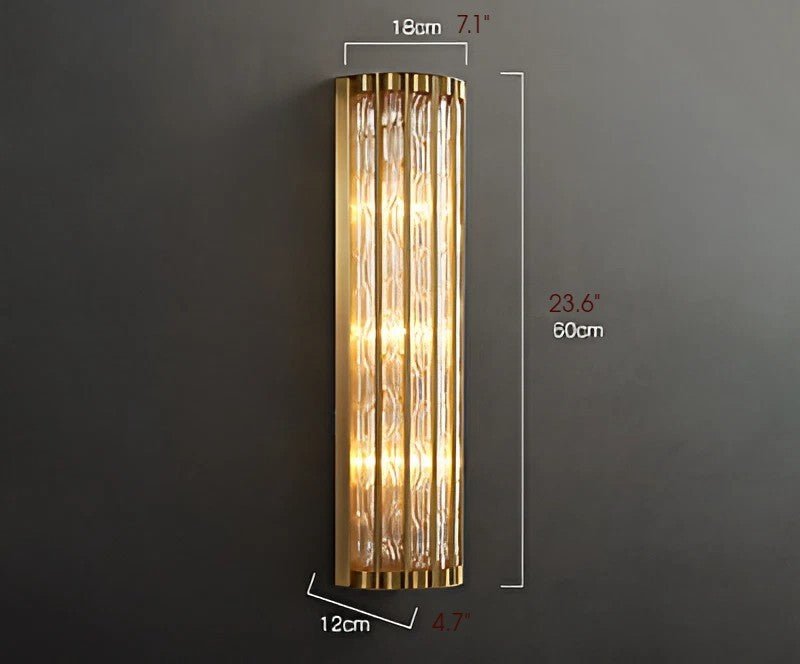 MIRODEMI® Luxury Golden Crystal Wall Lamp for Living Room, Bedroom image | luxury lighting | crystal wall lamps | home decor