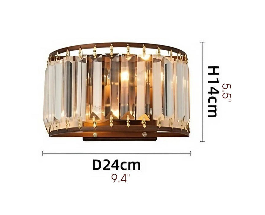 MIRODEMI® Luxury Crystal Wall Lamp in American Style for Living room, Bedroom image | luxury lighting | luxury wall lamps
