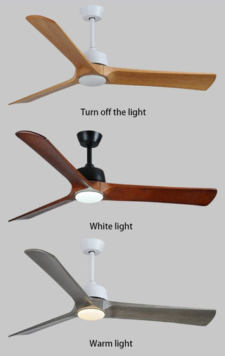 MIRODEMI® Modern Led Ceiling Fan with Remote Control made of Solid Wood image | luxury lighting | wooden ceiling fans