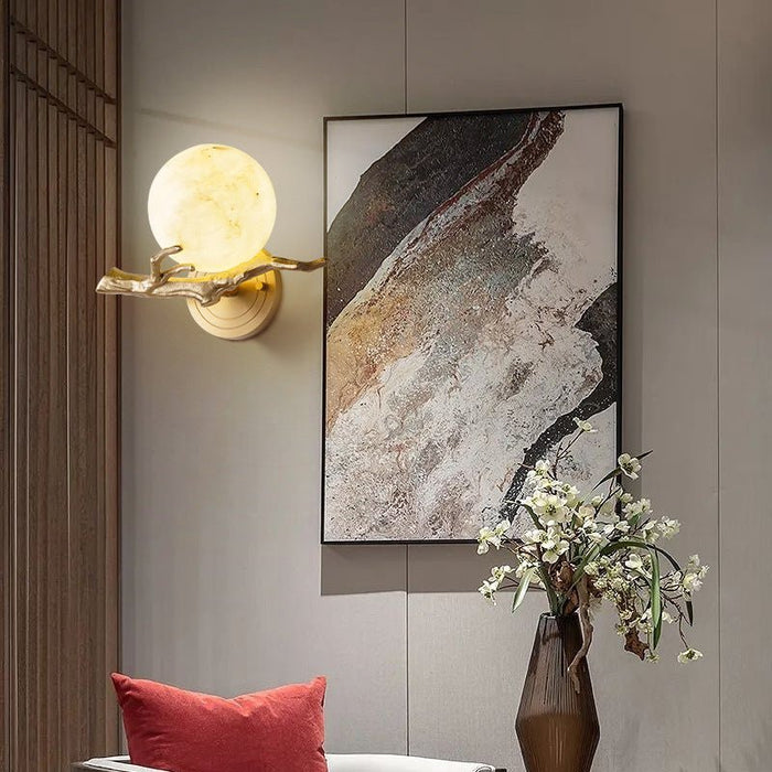 MIRODEMI® Creative Wall Lamp in the Shape of the Moon for Bedroom, Living Room image | luxury lighting | moon wall lamps