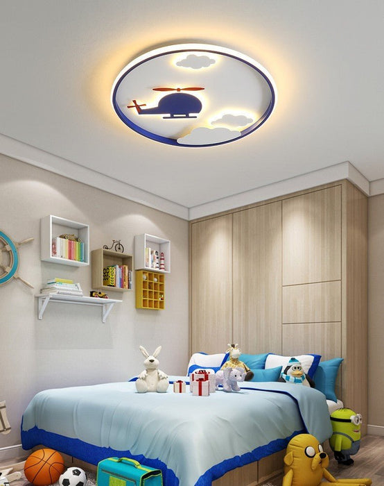 MIRODEMI® Decorative LED Ceiling Helicopter Lamp for Kids Room, Bedroom, Living Room image | luxury lighting | lamps for kids