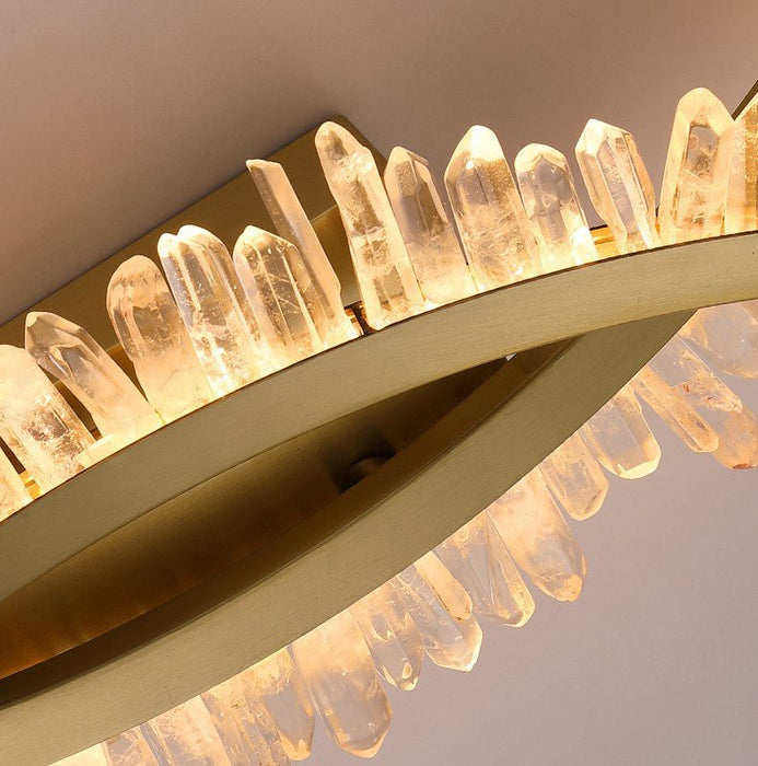MIRODEMI® Modern Creative Golden LED Wall Lamp with crystals for Home