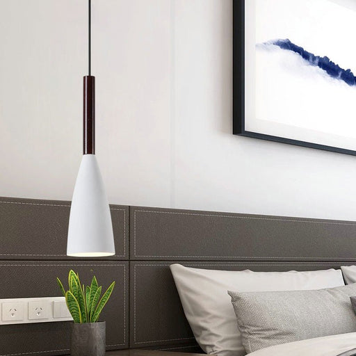 MIRODEMI® Vintage Metal LED Pendant Lamp for Kitchen, Dining Room, Living Room White / 1 Head