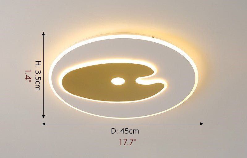 MIRODEMI® Creative Round LED Ceiling Light For Living Room, Dining Room image | luxury lighting | creative ceiling light