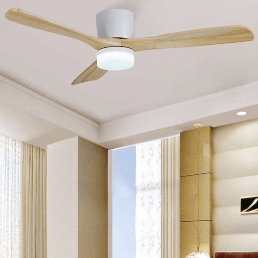 MIRODEMI® Modern Fashion Led Ceiling Fan with Remote Control made of Solid Wood image | luxury furniture | wooden ceiling fan