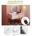 Light Dressing Table With LED Mirror and Wood Legs image | luxury furniture | dressing table | makeup table | home decor