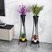 Indoor Golden Iron Decorative Plant Stand for Living Room, Balcony Black / Dia7.9xH34.6" / Dia20.0xH88.0cm