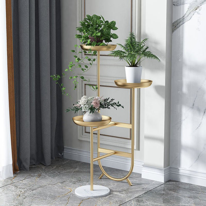 Luxury Golden Plant Stand for Indoor Porch, Living Room, Balcony Gold
