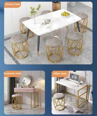 Creative Luxury Iron Wrought Iron Ottoman image | luxury furniture | unique ottoman | unique furniture | creative furniture