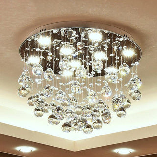 MIRODEMI® Luxury Round Crystal LED Ceiling Lamp for Living Room, Bed Room image | luxury lighting | luxury ceiling lamps