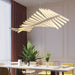 Mirodemi® Black/White Art LED Pendant Lighting For Living room, Dining room, Bar 40 Lamps - L74.8*W18.5" / Dimmable / White