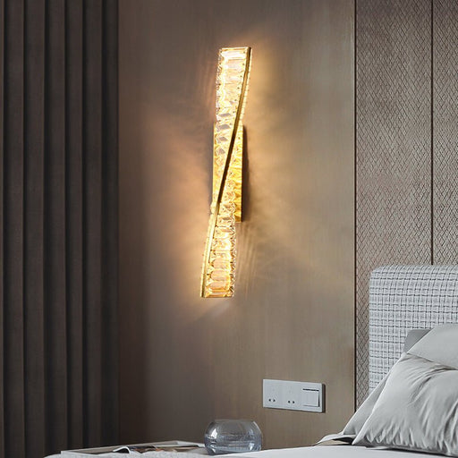 MIRODEMI® Luxury LED Crystal Wall Light in a Nordic Style for Living Room, Bedroom image | luxury lighting |  wall lamps