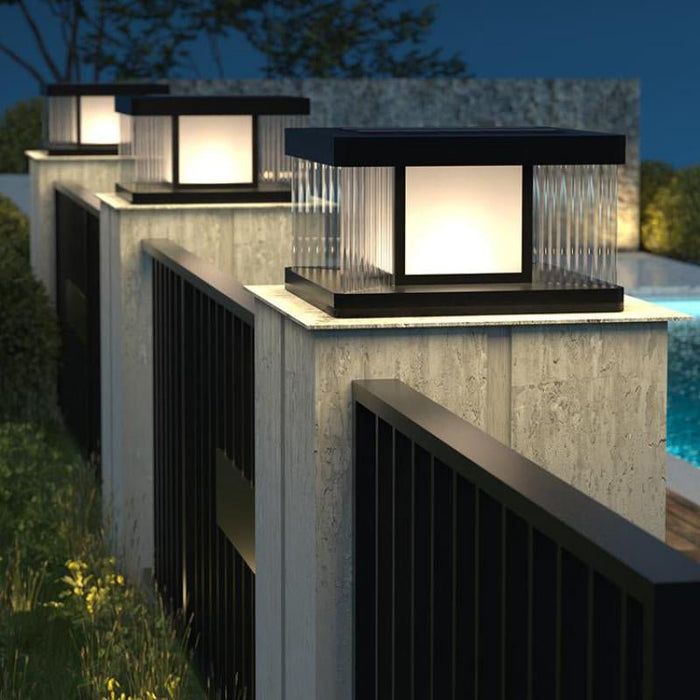 MIRODEMI® Luxury LED Outdoor Waterproof Column Lamp for Courtyard