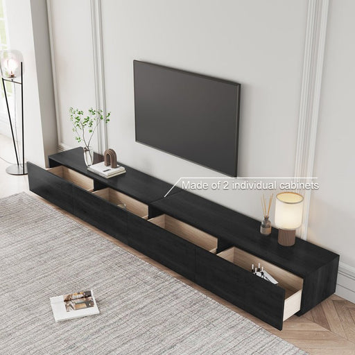 Buy Black Floating TV Cabinet with 4 months EMI in UAE