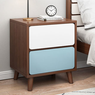 Nordic Wooden Bedside Table Of Drawers For Bedroom image | luxury furniture | luxury tables | wooden tables | luxury decor