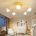 MIRODEMI® Modern Pink Ceiling Lamp for Girls Bedroom C