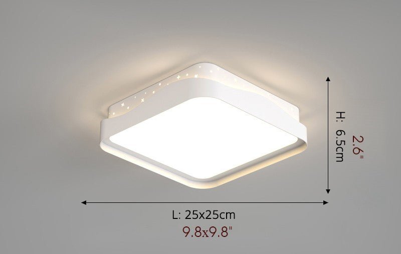 MIRODEMI® Modern Square LED Ceiling Lamp for Corridor, Bedroom, Kitchen