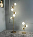 MIRODEMI® Elegant Golden Metal LED Floor Lamp for Living Room, Bedroom