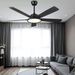 MIRODEMI® 52" Led Ceiling Fan with Plywood Blade and Remote Control image | luxury furniture | ceiling fans with lamp