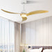 MIRODEMI® 52" Modern Indoor Solid Wood Ceiling Fan With Lamp and Remote Control image | luxury furniture | home decor