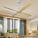MIRODEMI® 60" Ceiling Fan Without Light with Solid Wood Blades and Remote Control image | luxury furniture | fans with lamp