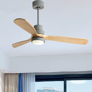 MIRODEMI® 52" Modern LED Wooden Ceiling Fan with Remote Control image | luxury furniture | ceiling fans with lamp