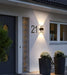 MIRODEMI® Modern Matte Black Outdoor Waterproof Aluminum LED Wall Light For Porch W3.9*H9.4" / Warm white