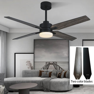 MIRODEMI® 52" Ceiling Fan Lamp with Plywood Blade image | luxury furniture | colorful ceiling fans | ceiling fans win lamp