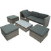 5-Piece Patio Set of Outdoor Furniture  image | luxury furniture | outdoor furniture | unique furniture | backyard furniture