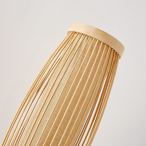 MIRODEMI® Modern Japanese Wall Lamp made of Bamboo and Silk for Bedroom image | luxury lighting | luxury wall lamps