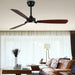 MIRODEMI® 42" Modern LED Ceiling Fan with Lamp, 3 Plywood Blades and Remote Control image | luxury furniture | home decor