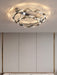 MIRODEMI® Luxury Rhombic Crystal Circular Ceiling Chandelier for Living Room, Dining Room 48W Small