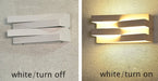 MIRODEMI® Black/White Outdoor/Indoor Alumunim LED Wall Light For Garden, Villa, Porch