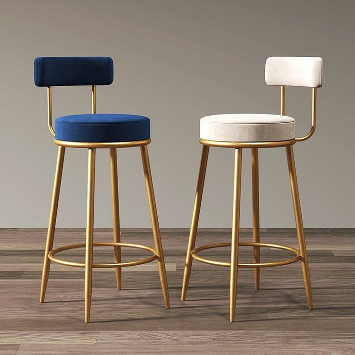 Luxury Golden Counter Stool image | luxury furniture | bar chairs | bar stools | bar decor | comfortable stools